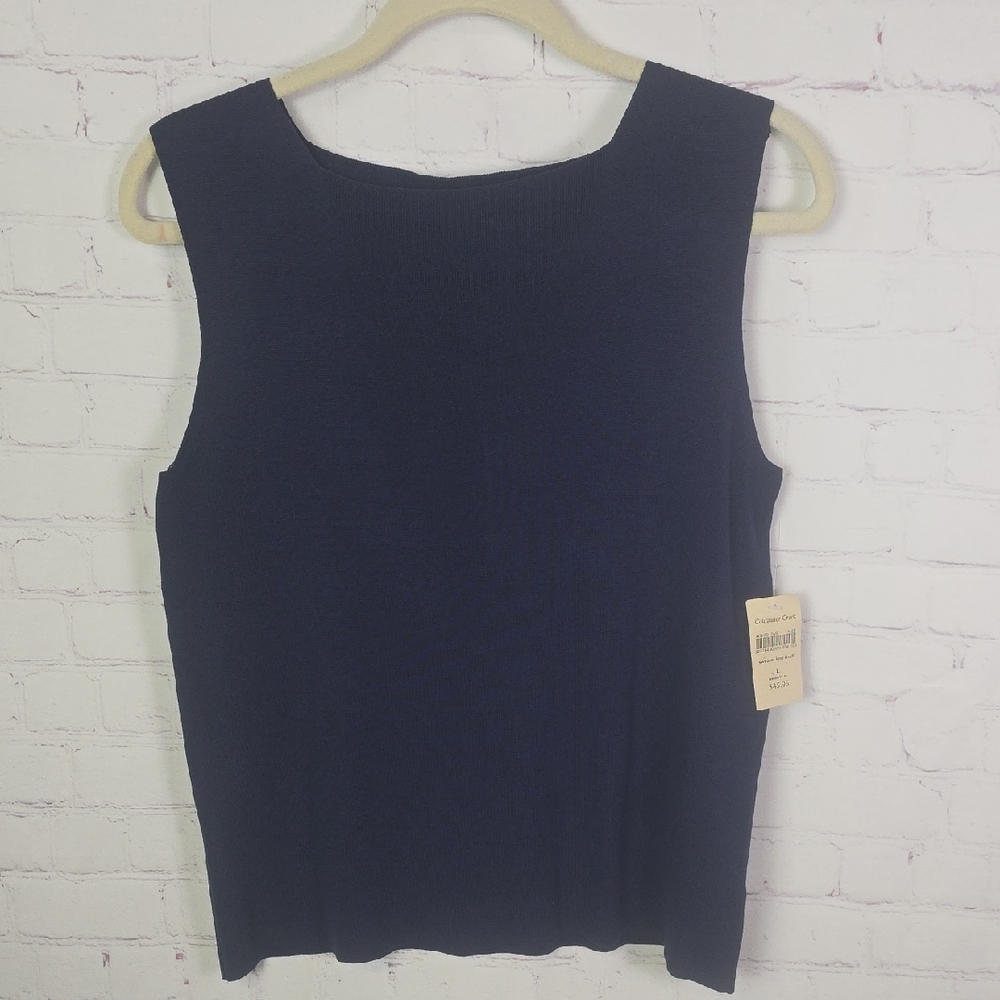 Coldwater Creek Dark Blue Tank Top